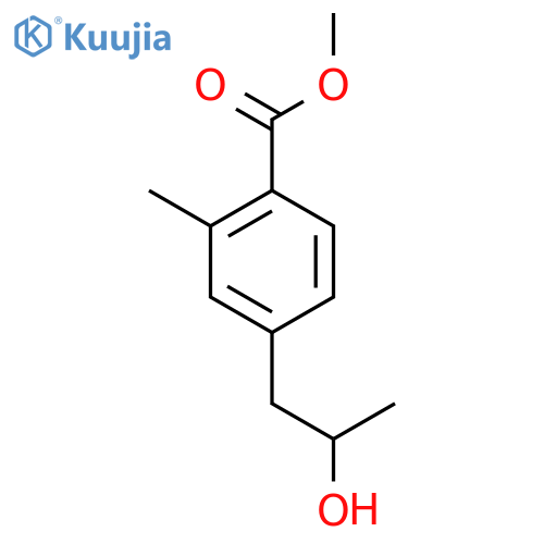 methyl 4-(2-hydroxypropyl)-2-methylbenzoate structure