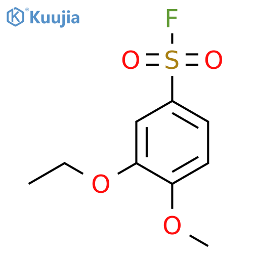 3-Ethoxy-4-methoxybenzene-1-sulfonyl fluoride structure