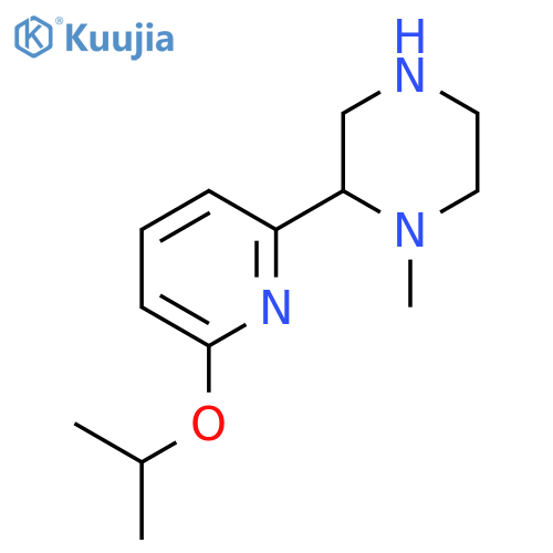1-methyl-2-6-(propan-2-yloxy)pyridin-2-ylpiperazine structure