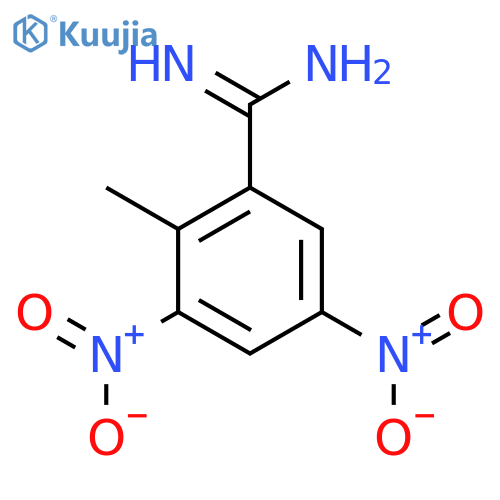 2-methyl-3,5-dinitrobenzene-1-carboximidamide structure