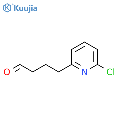 4-(6-chloropyridin-2-yl)butanal structure