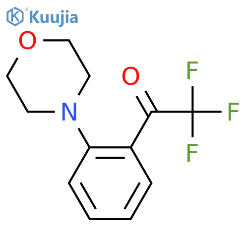 2,2,2-trifluoro-1-2-(morpholin-4-yl)phenylethan-1-one structure
