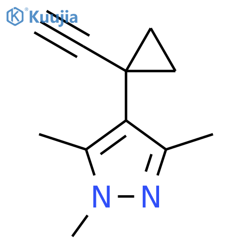 4-(1-ethynylcyclopropyl)-1,3,5-trimethyl-1H-pyrazole structure