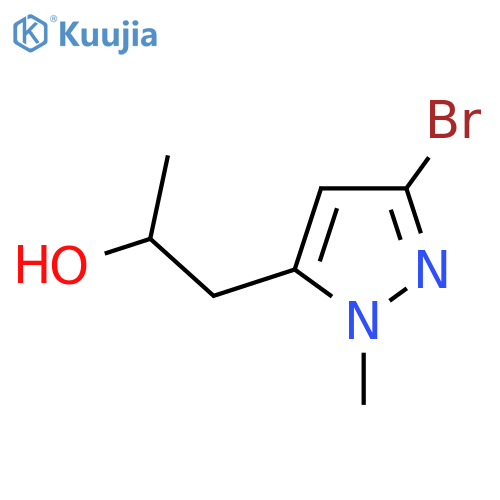 1-(3-bromo-1-methyl-1H-pyrazol-5-yl)propan-2-ol structure