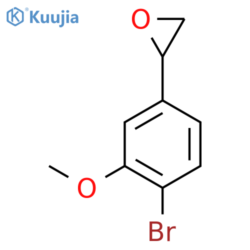 2-(4-bromo-3-methoxyphenyl)oxirane structure
