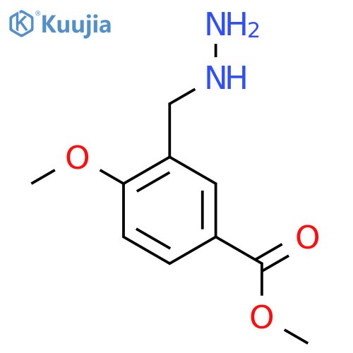 methyl 3-(hydrazinylmethyl)-4-methoxybenzoate structure