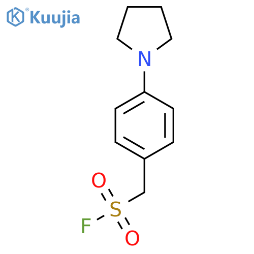 4-(pyrrolidin-1-yl)phenylmethanesulfonyl fluoride structure