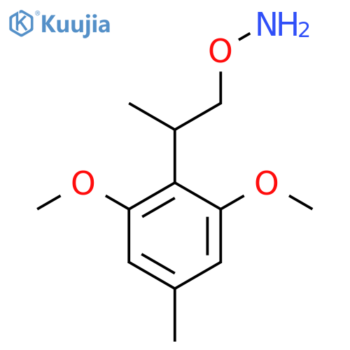 O-2-(2,6-dimethoxy-4-methylphenyl)propylhydroxylamine structure