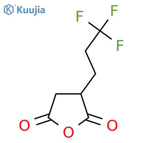 3-(3,3,3-trifluoropropyl)oxolane-2,5-dione structure