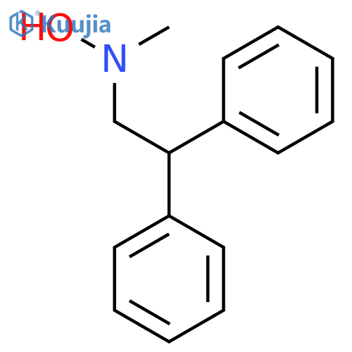 N-(2,2-diphenylethyl)-N-methylhydroxylamine structure