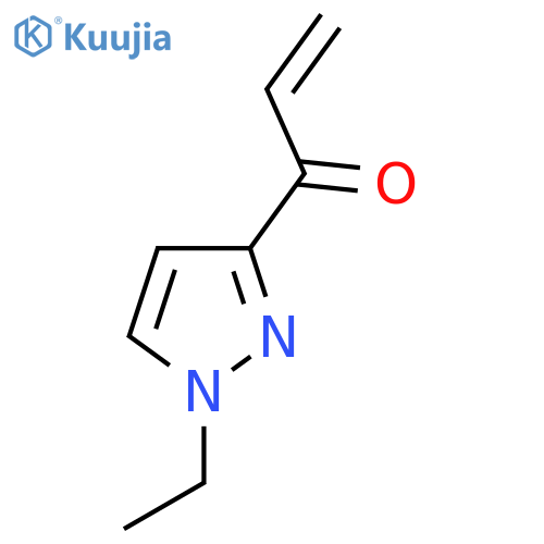 1-(1-ethyl-1H-pyrazol-3-yl)prop-2-en-1-one structure