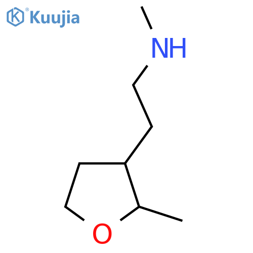 methyl2-(2-methyloxolan-3-yl)ethylamine structure