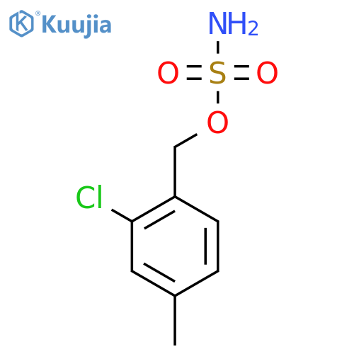 (2-chloro-4-methylphenyl)methyl sulfamate structure