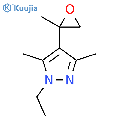 1-ethyl-3,5-dimethyl-4-(2-methyloxiran-2-yl)-1H-pyrazole structure