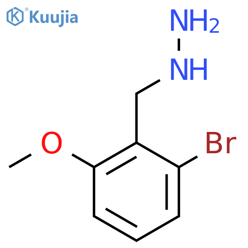 (2-bromo-6-methoxyphenyl)methylhydrazine structure