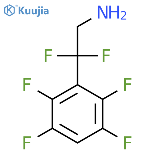 2,2-difluoro-2-(2,3,5,6-tetrafluorophenyl)ethan-1-amine structure