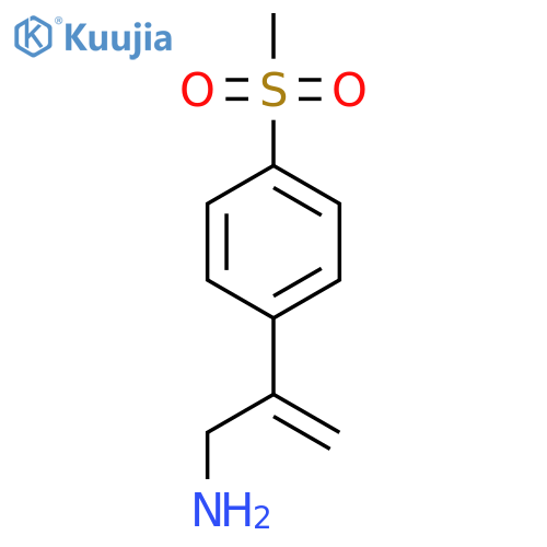 2-(4-methanesulfonylphenyl)prop-2-en-1-amine structure
