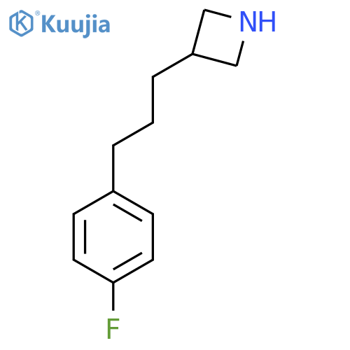 3-3-(4-fluorophenyl)propylazetidine structure