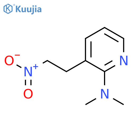 N,N-dimethyl-3-(2-nitroethyl)pyridin-2-amine structure
