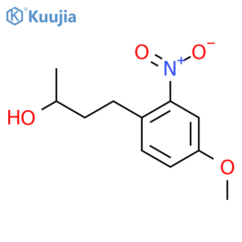4-(4-methoxy-2-nitrophenyl)butan-2-ol structure