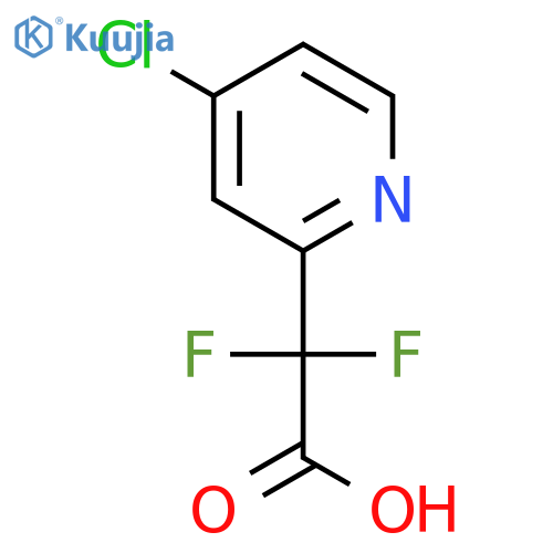 2-(4-chloropyridin-2-yl)-2,2-difluoroacetic acid structure