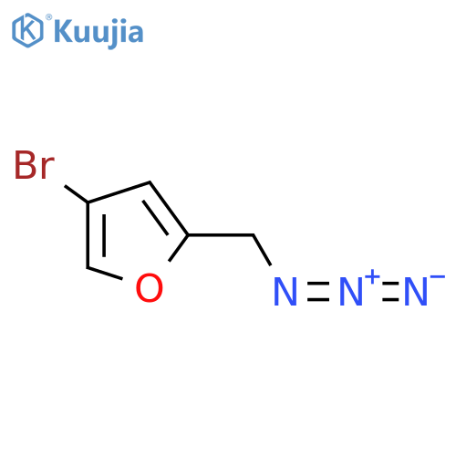 2-(azidomethyl)-4-bromofuran structure