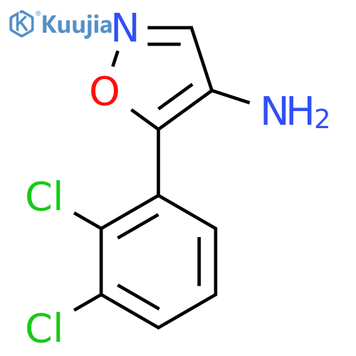 5-(2,3-Dichlorophenyl)-1,2-oxazol-4-amine structure