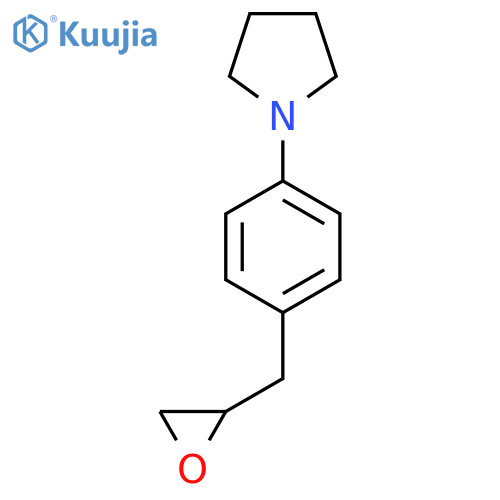 1-{4-(oxiran-2-yl)methylphenyl}pyrrolidine structure