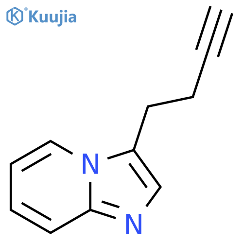 3-(but-3-yn-1-yl)imidazo1,2-apyridine structure