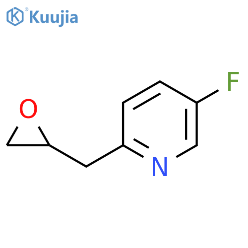 5-fluoro-2-(oxiran-2-yl)methylpyridine structure