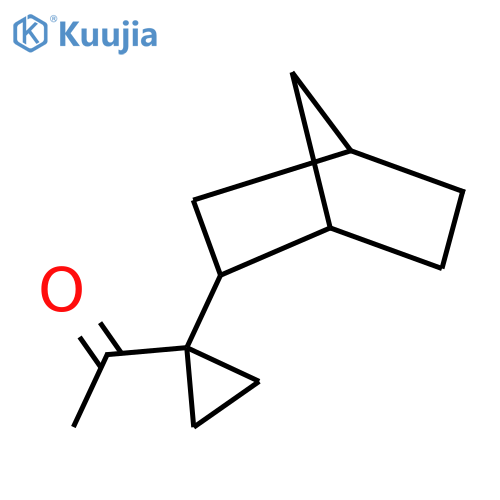 1-(1-{bicyclo2.2.1heptan-2-yl}cyclopropyl)ethan-1-one structure