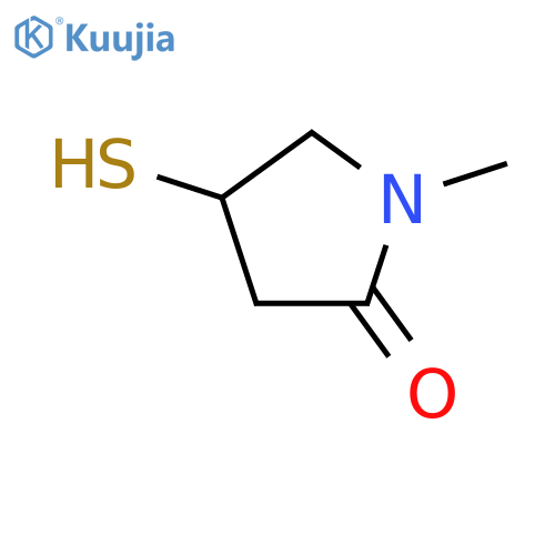 1-methyl-4-sulfanylpyrrolidin-2-one structure