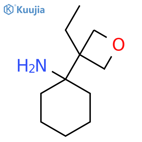 1-(3-ethyloxetan-3-yl)cyclohexan-1-amine structure