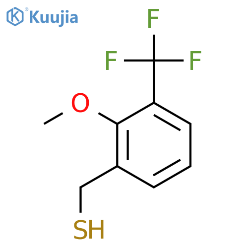 2-methoxy-3-(trifluoromethyl)phenylmethanethiol structure
