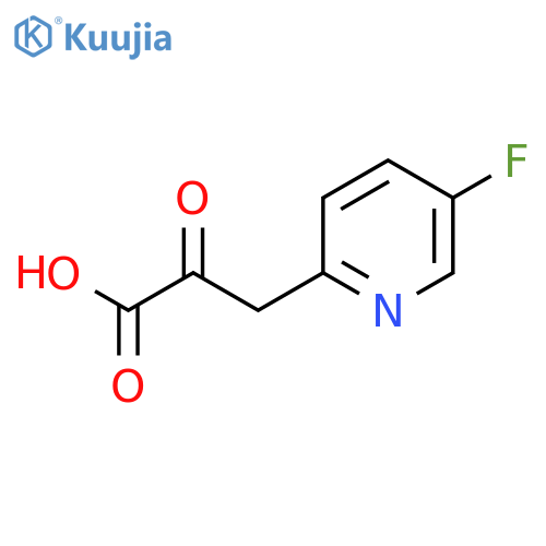 3-(5-Fluoropyridin-2-yl)-2-oxopropanoic acid structure