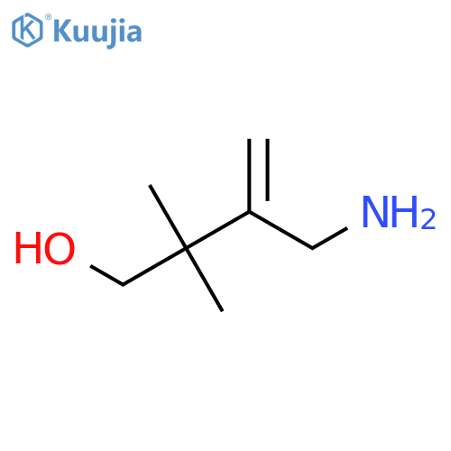 3-(aminomethyl)-2,2-dimethylbut-3-en-1-ol structure