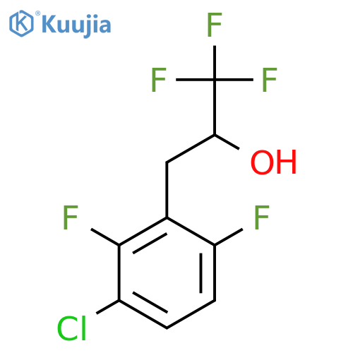 3-(3-chloro-2,6-difluorophenyl)-1,1,1-trifluoropropan-2-ol structure