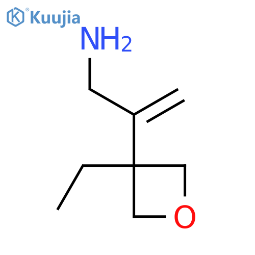 2-(3-Ethyloxetan-3-yl)prop-2-en-1-amine structure