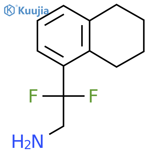 2,2-difluoro-2-(5,6,7,8-tetrahydronaphthalen-1-yl)ethan-1-amine structure