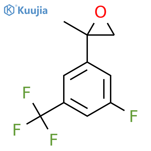 2-3-fluoro-5-(trifluoromethyl)phenyl-2-methyloxirane structure