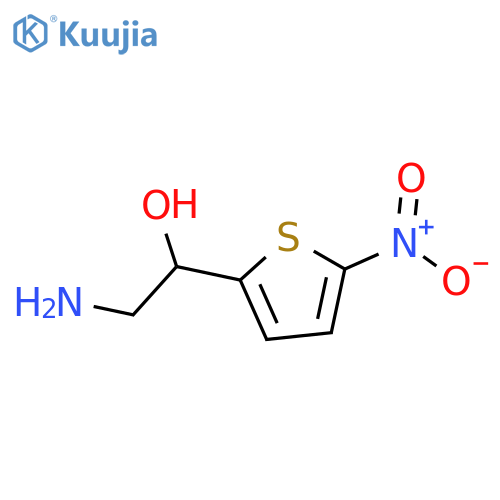 2-amino-1-(5-nitrothiophen-2-yl)ethan-1-ol structure