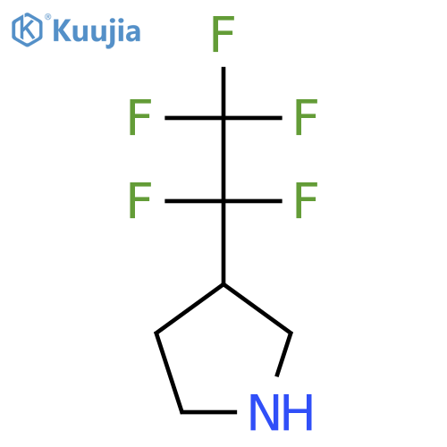 3-(pentafluoroethyl)pyrrolidine structure