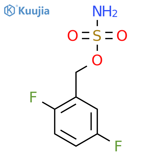 (2,5-difluorophenyl)methyl sulfamate structure