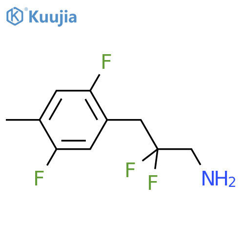 3-(2,5-difluoro-4-methylphenyl)-2,2-difluoropropan-1-amine structure
