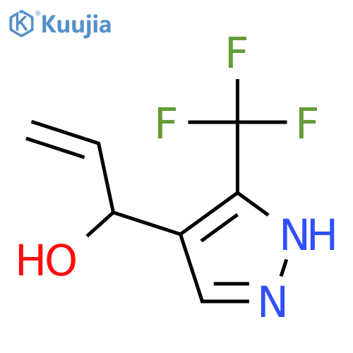 1-3-(trifluoromethyl)-1H-pyrazol-4-ylprop-2-en-1-ol structure