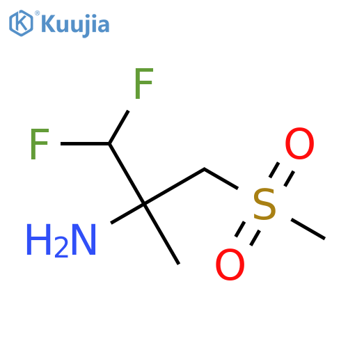 1,1-difluoro-3-methanesulfonyl-2-methylpropan-2-amine structure