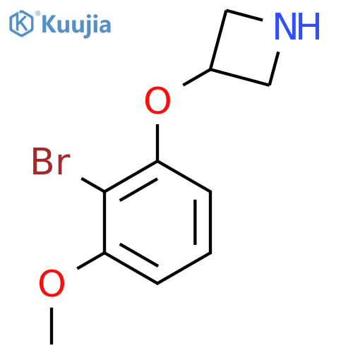 3-(2-Bromo-3-methoxyphenoxy)azetidine structure