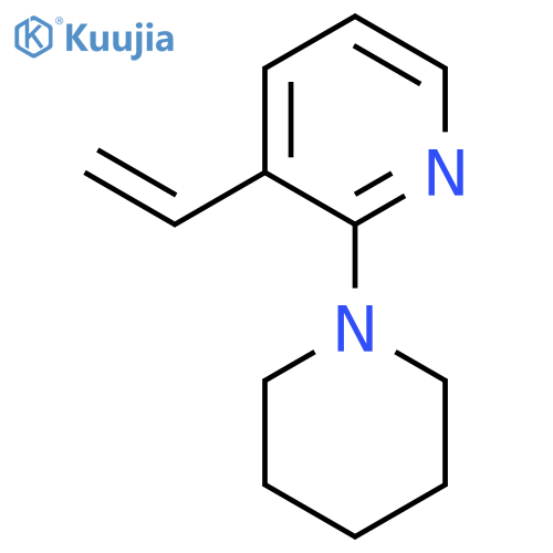 3-ethenyl-2-(piperidin-1-yl)pyridine structure