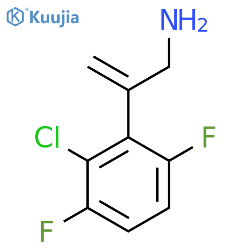 2-(2-chloro-3,6-difluorophenyl)prop-2-en-1-amine structure