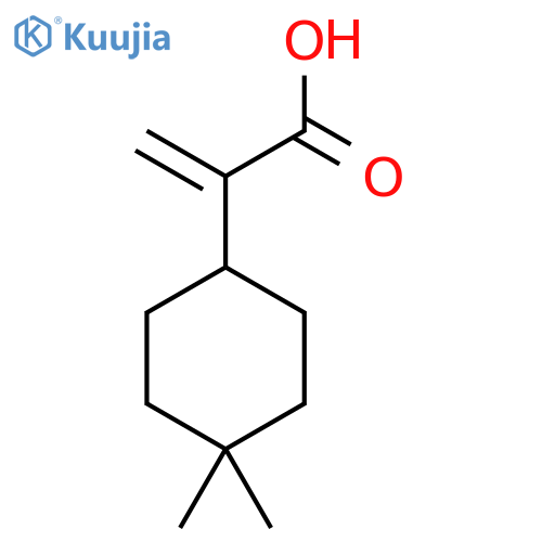 2-(4,4-Dimethylcyclohexyl)prop-2-enoic acid structure